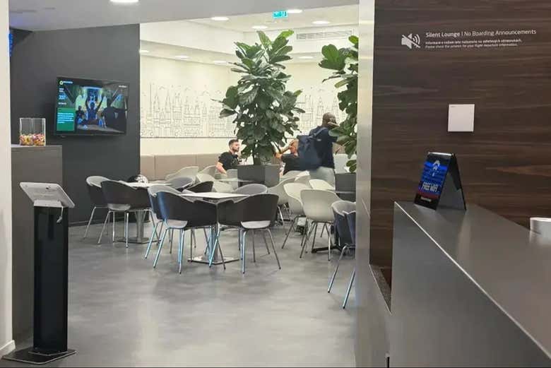 Acceded a la tranquilidad de la sala VIP del aeropuerto