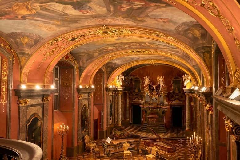 La capilla es un ejemplo de arquitectura barroca