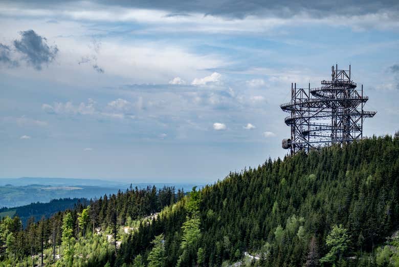 Admire the views from Sky Walk