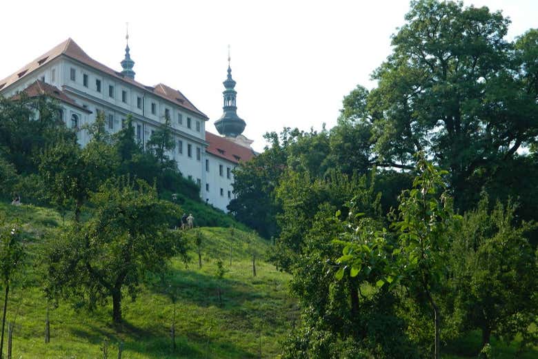 Standing at the foot of Strahov Monastery
