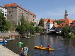 Český Krumlov en été