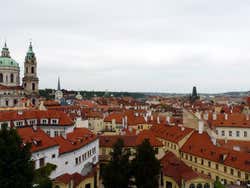 Jardins Vrtba, Vista de Praga