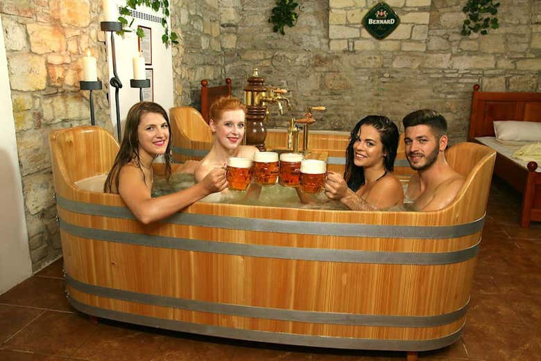 Esperienza in una beer spa di Praga