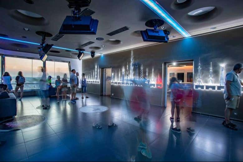 Visitando el mirador de la torre