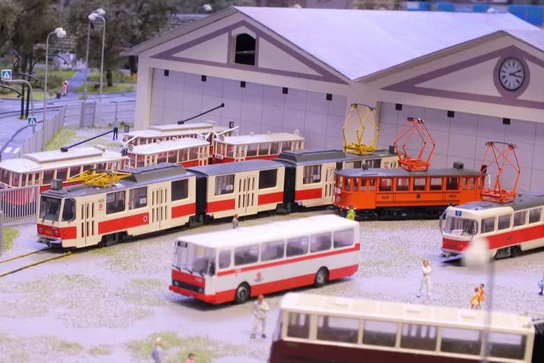 Las maquetas cuentan con todo tipo de detalles