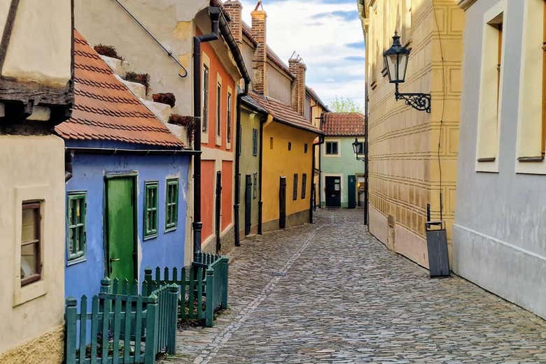 Vista sul Vicolo d'oro