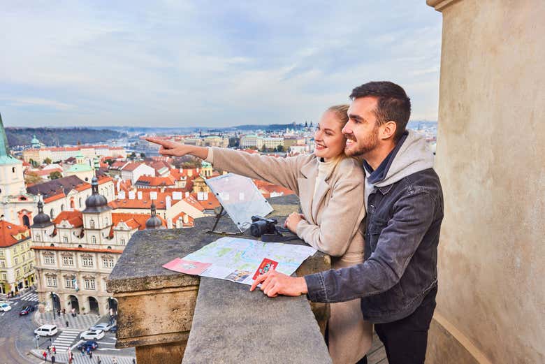 Admire the views of Prague