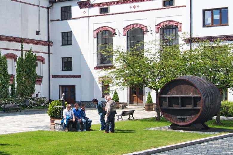 Entrance to the brewery