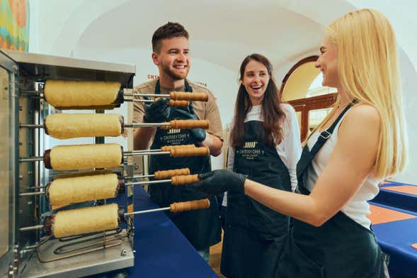 Taller de trdelník en Praga