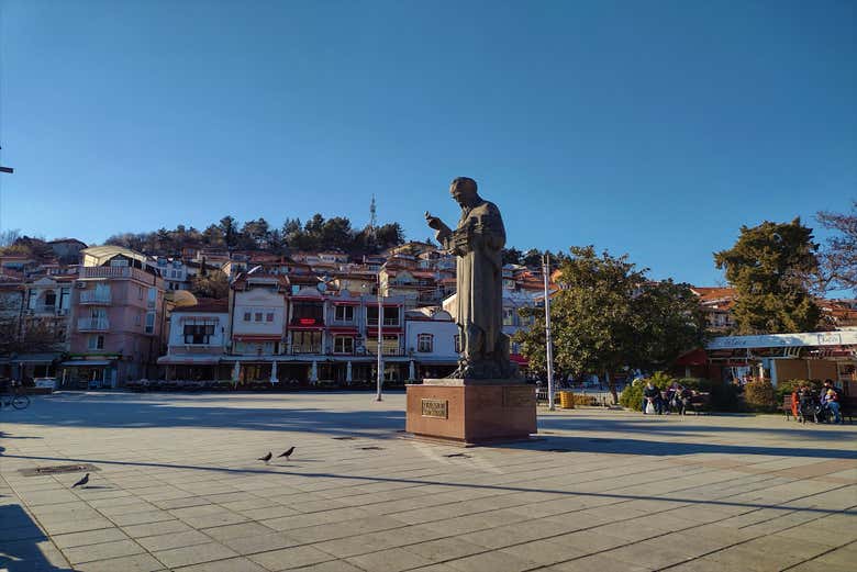 Place centrale d'Ohrid