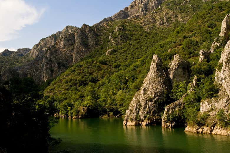Conhecendo o cânion de Matka