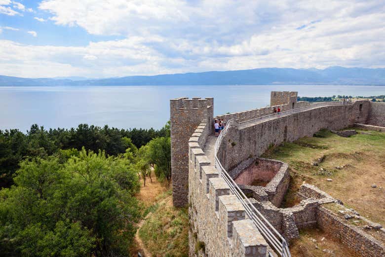 Muros de la Fortaleza del zar Samuel