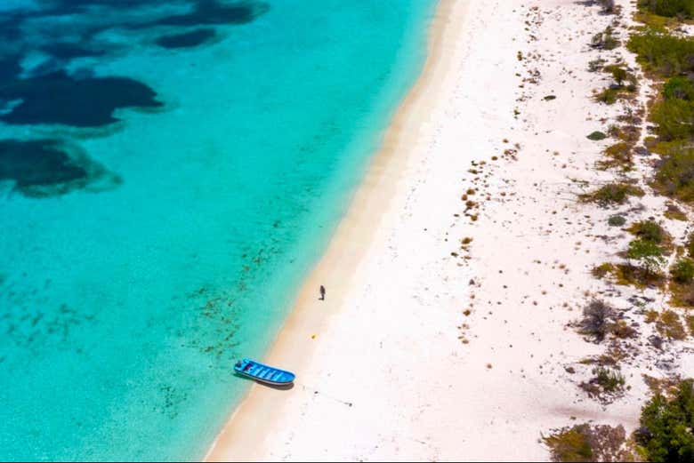 Vista aérea de Bahía de las Águilas