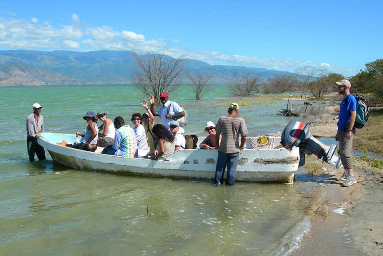 Pronti per l'escursione al Lago Enriquillo