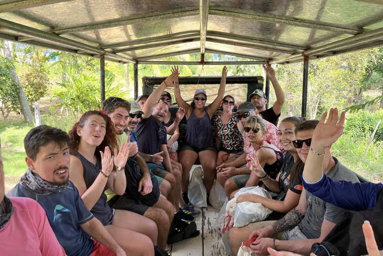 Divirtiéndonos en el safari