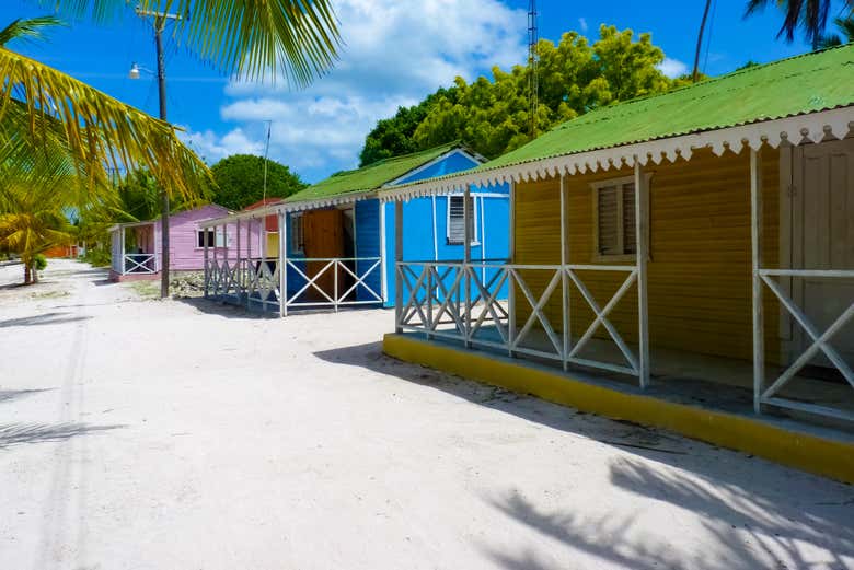 Typical houses in Mano Juan