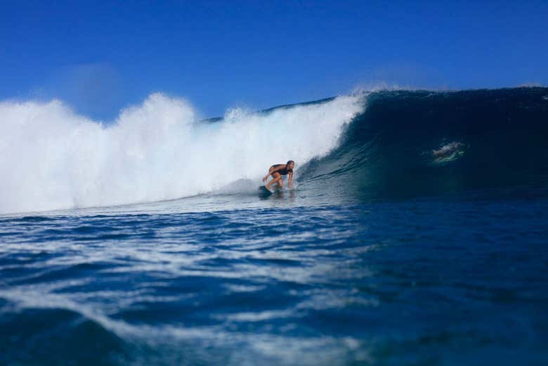 Encuentro es uno de los destinos surferos de Cabarete