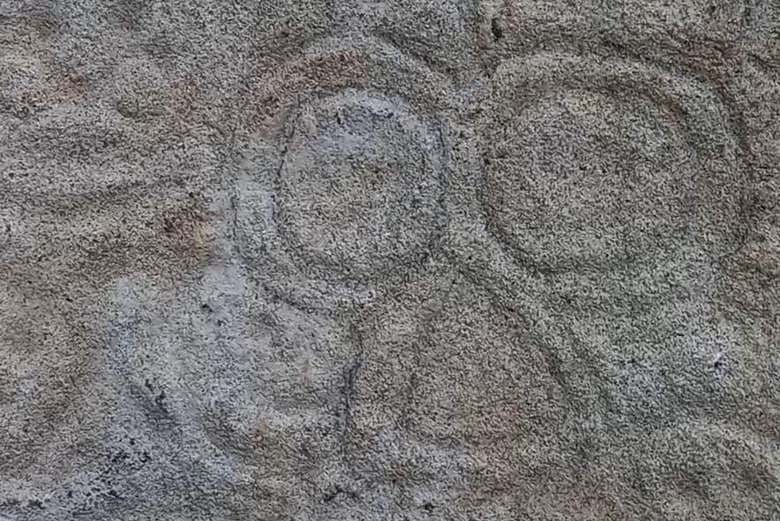 Estas pinturas rupestres son de origen taíno