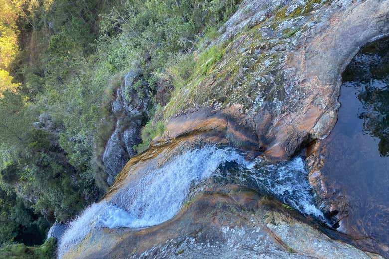 Vista alta del Salto de Aguas Blancas