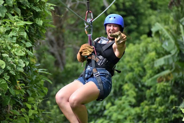 La tirolina Samaná Zipline 