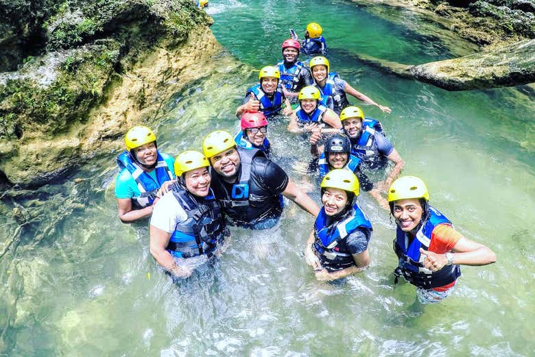 Canyoning in Arroyo Frío