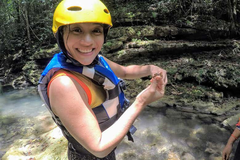 Cangrejo de río en Las Caobas