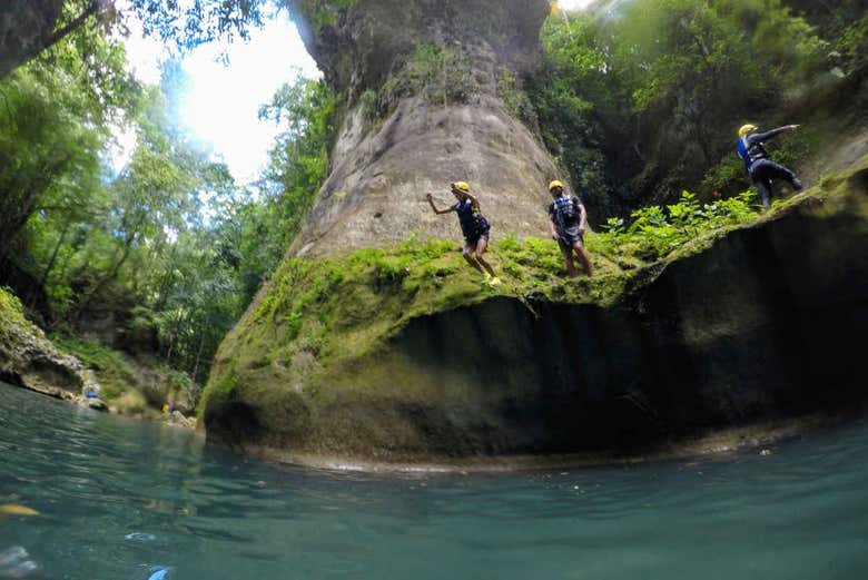 Admiring Dominican nature