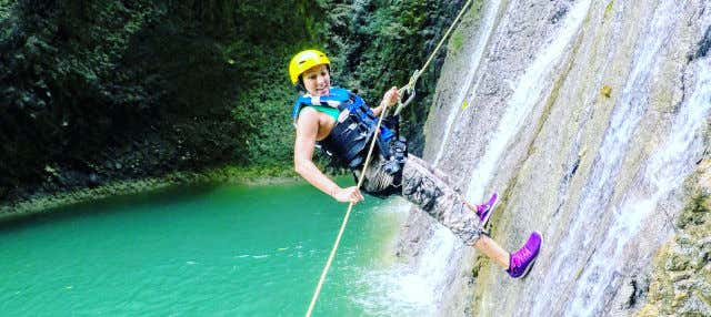 Rapel na cascata Hongo Mágico