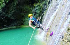 Rapel na cascata Hongo Mágico