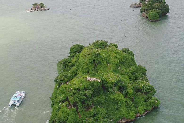 In motoscafo ai Caraibi