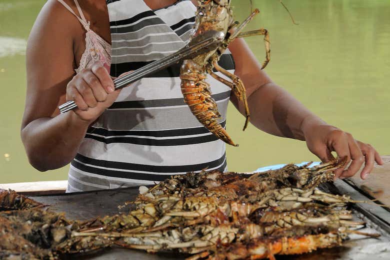 Langosta a la parrilla