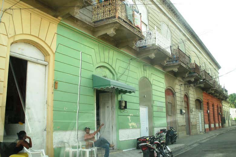 Calle del casco antiguo de San Pedro de Macorís