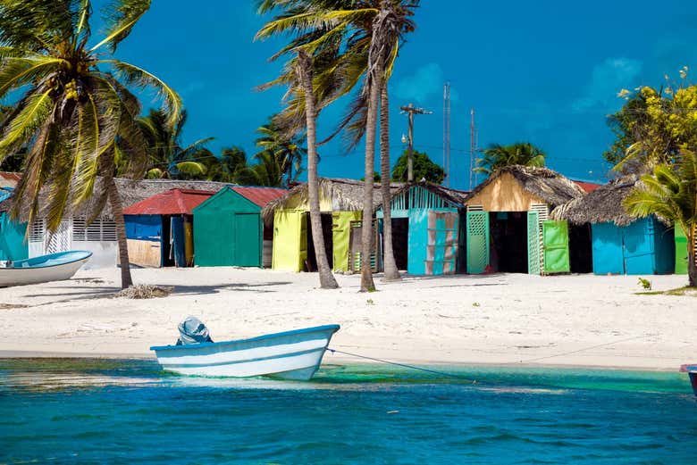 Visitando la aldea de Mano Juan