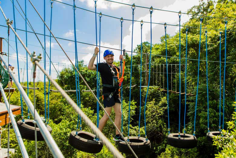 Scape Park es un divertido parque de aventuras de Cap Cana