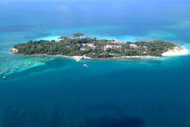 Cayo Levantado, île de la baie de Samaná