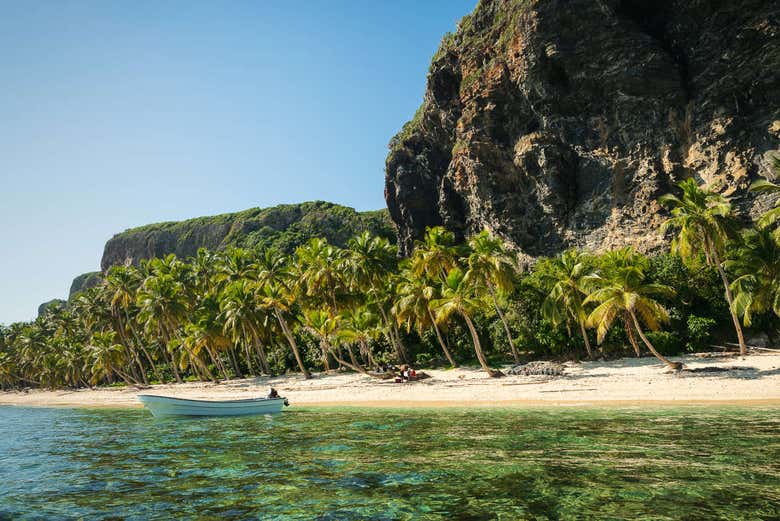Panorámica de la playa Frontón