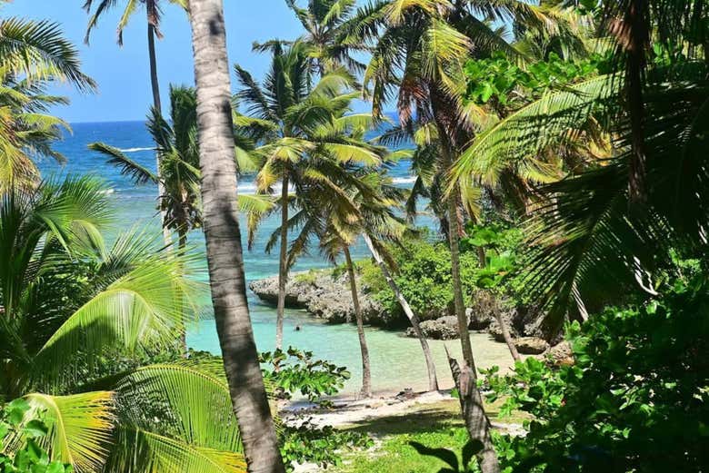 Paisagens da playa Madama