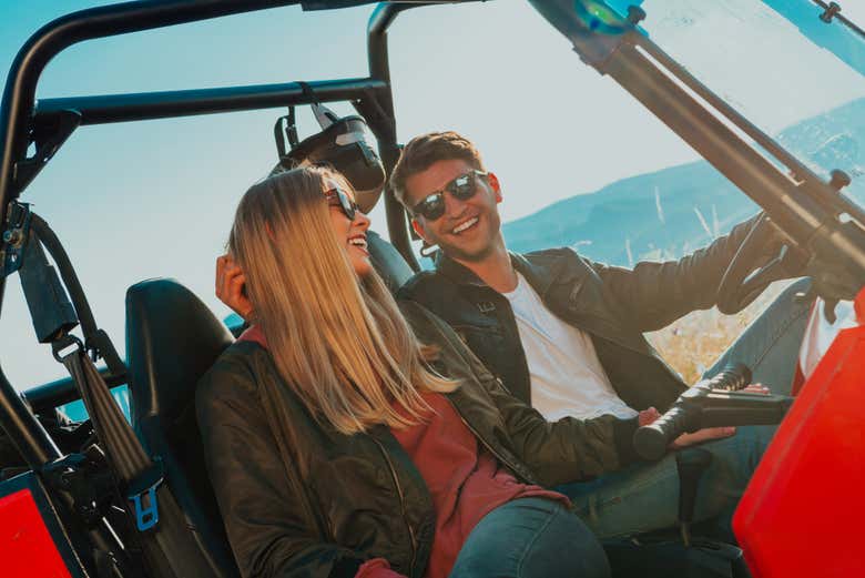 Durante il tour in buggy