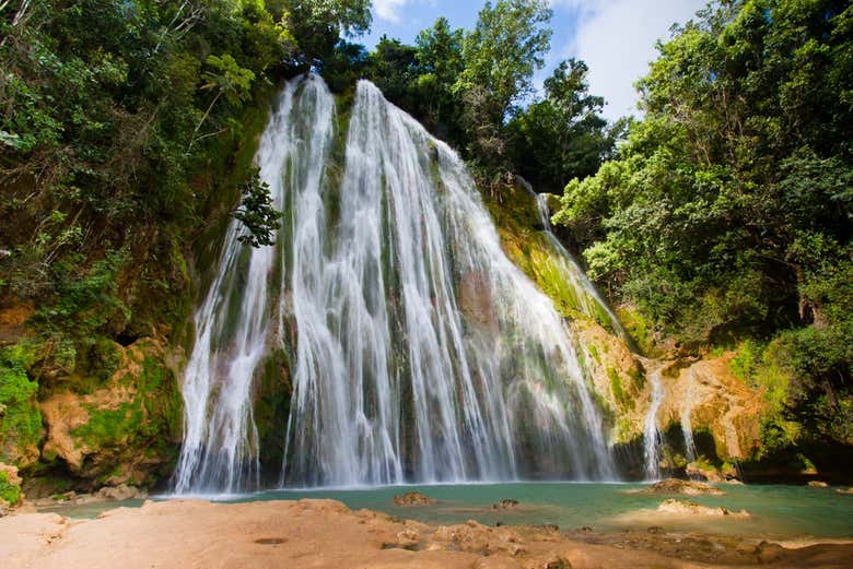 Vue sur la cascade El Limón