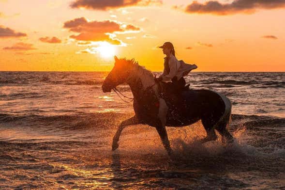 Passeggiata a cavallo sulla spiaggia di Arriba e a Punta Hicaco