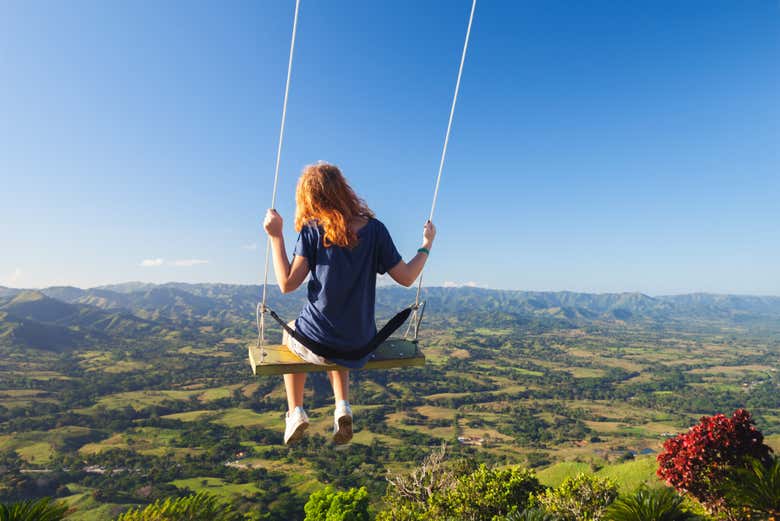 Un salto nel vuoto a Montaña Redonda