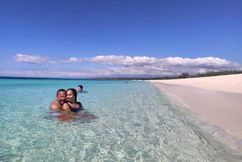 Un bel bagno rinfrescante