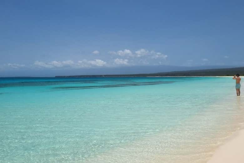 Le acque cristalline della baia