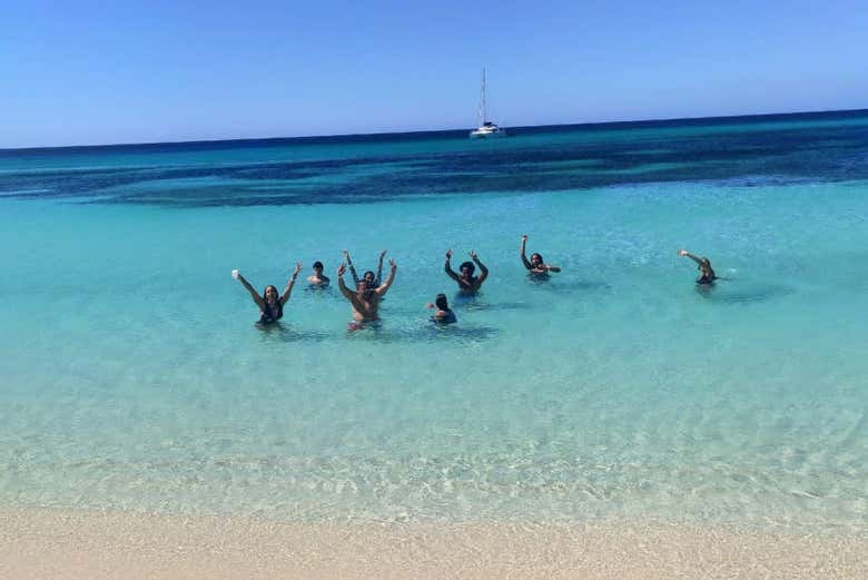 Foto ricordo di un gruppo di amici