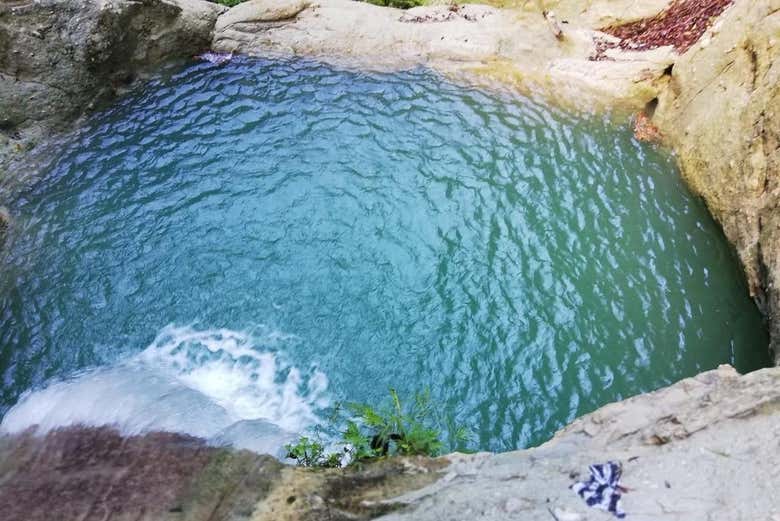 Las cristalinas aguas de los Charcos de Damajagua