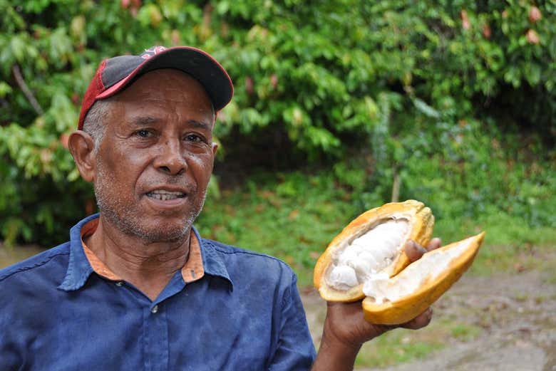 One of the Hacienda's workers