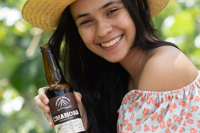 Una deliziosa birra al cacao