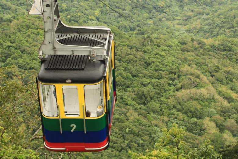 Cabinas del teleférico de Puerto Plata