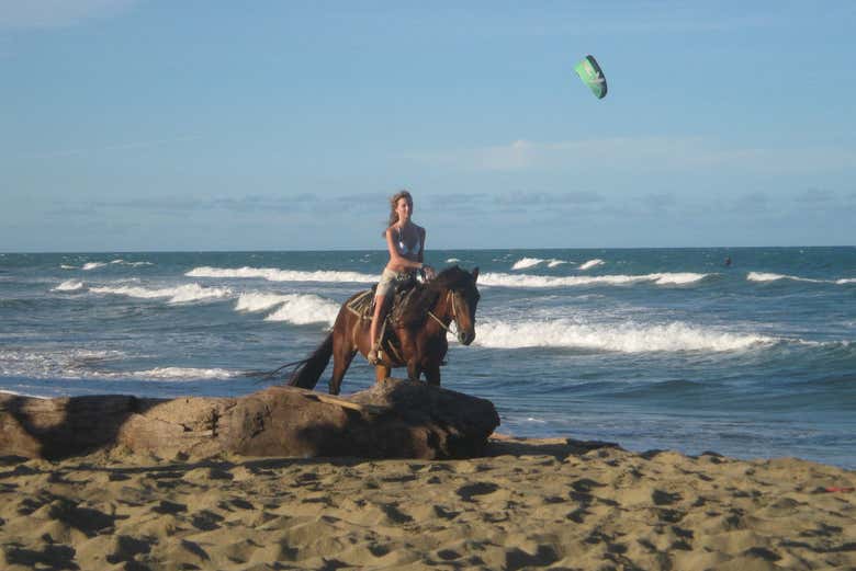Paseando por la playa