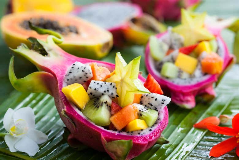 Frutas exóticas dominicanas